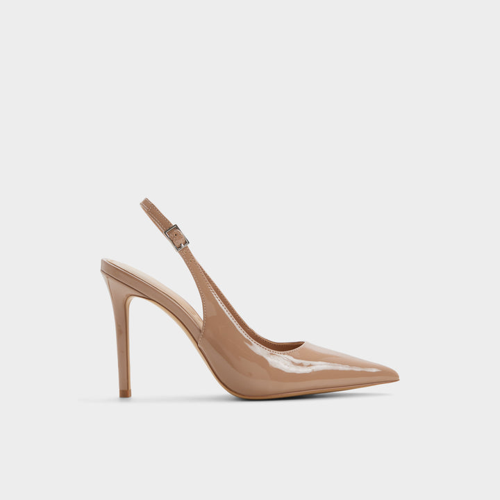 Sapatos em verniz cognac, salto fino - STESSYSLING2.0