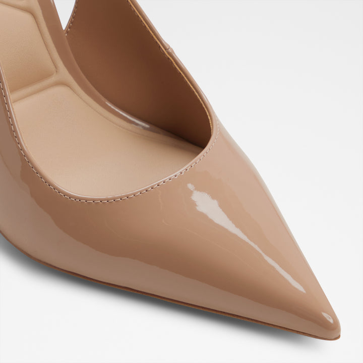 Sapatos em verniz cognac, salto fino - STESSYSLING2.0