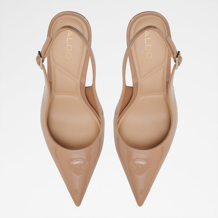 Sapatos em verniz cognac, salto fino - STESSYSLING2.0