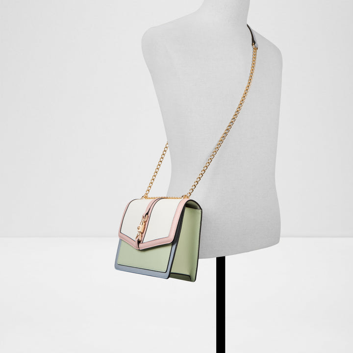 Mala Tiracolo ALDO Multicolor com Corrente Dourada