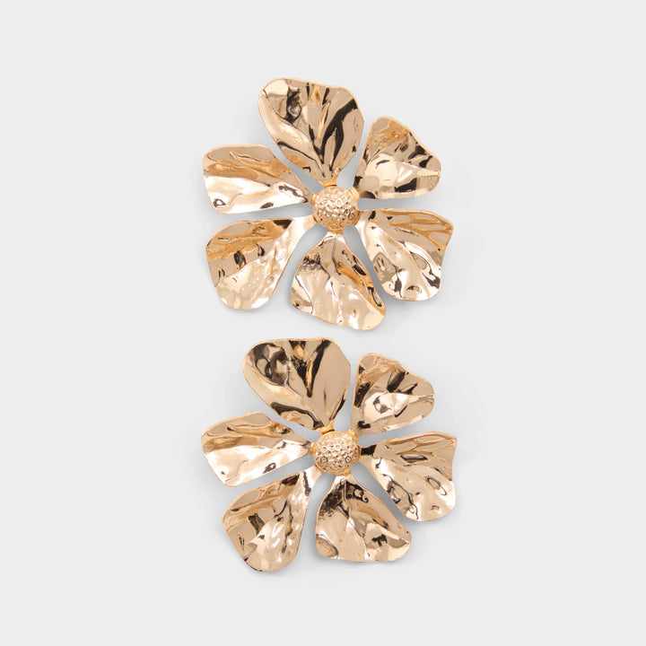 Brincos longos em dourado - TAHLLIA