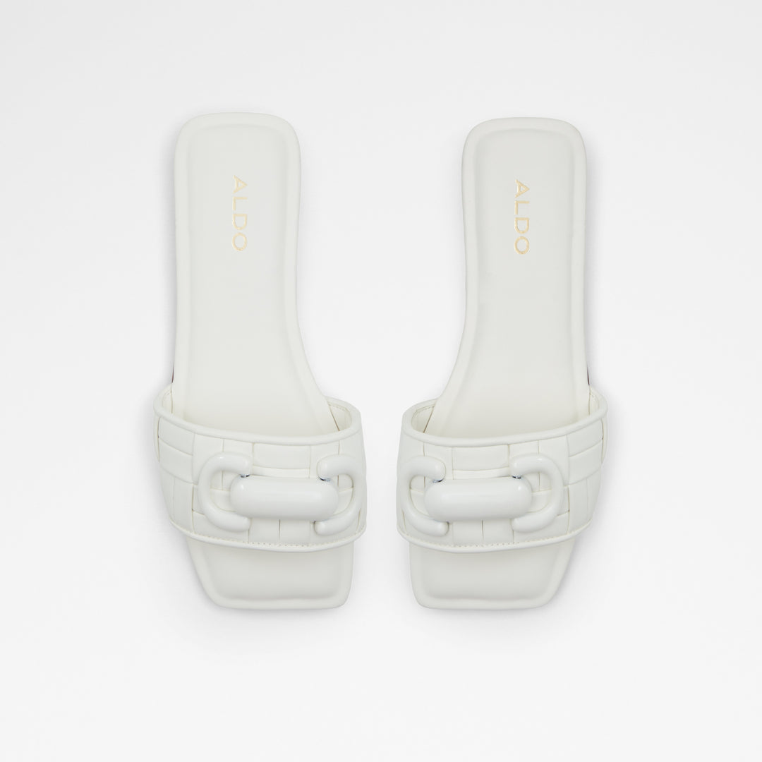 Sandálias rasas em branco - TAMLINIA