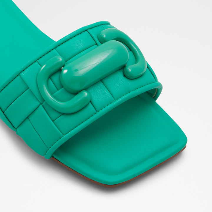 Sandálias rasas em verde - TAMLINIA