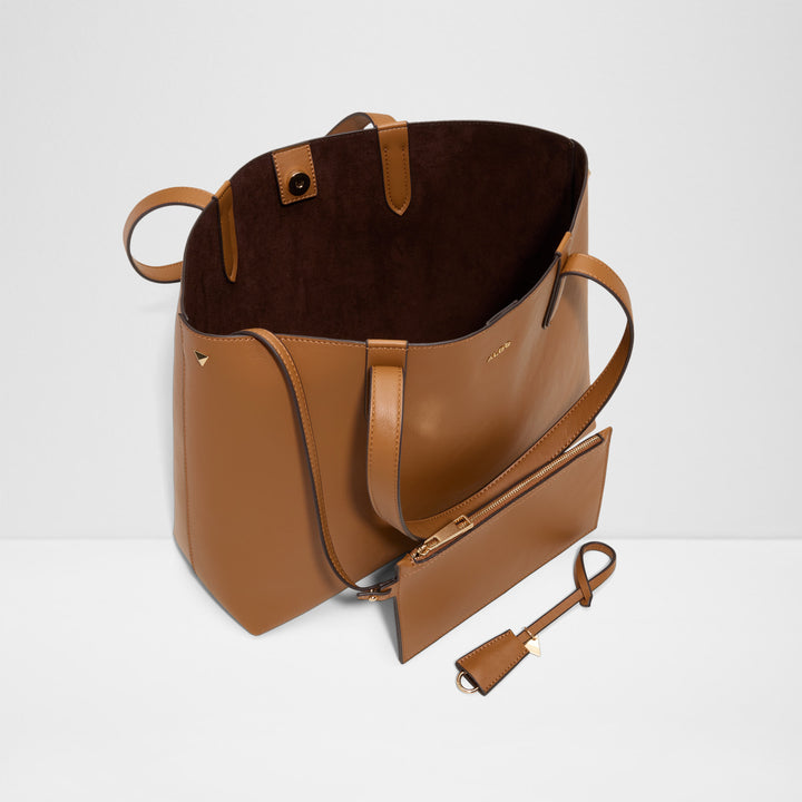 Mala de ombro em cognac - TAMMERA