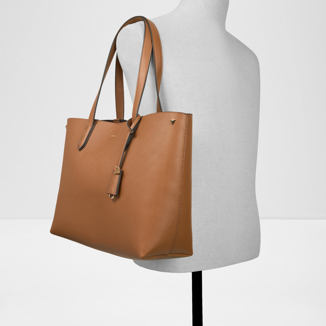 Mala de ombro em cognac - TAMMERA