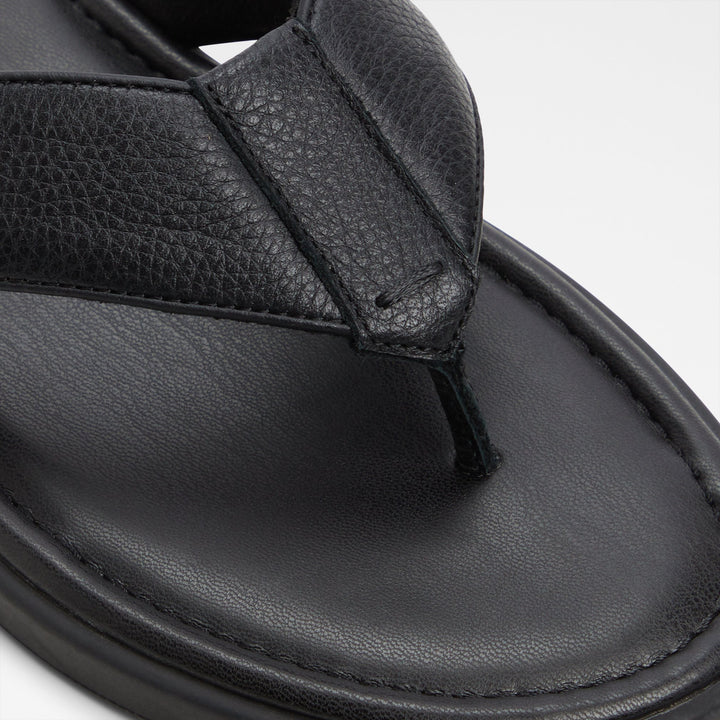 Sandálias em pele preto - TAZZO