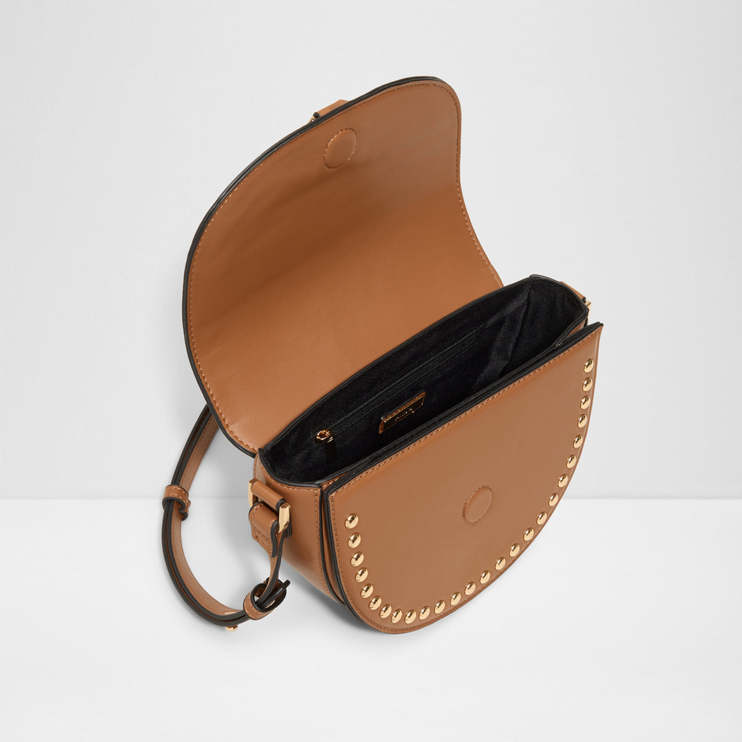 Mala de tiracolo em cognac - THOSIEN