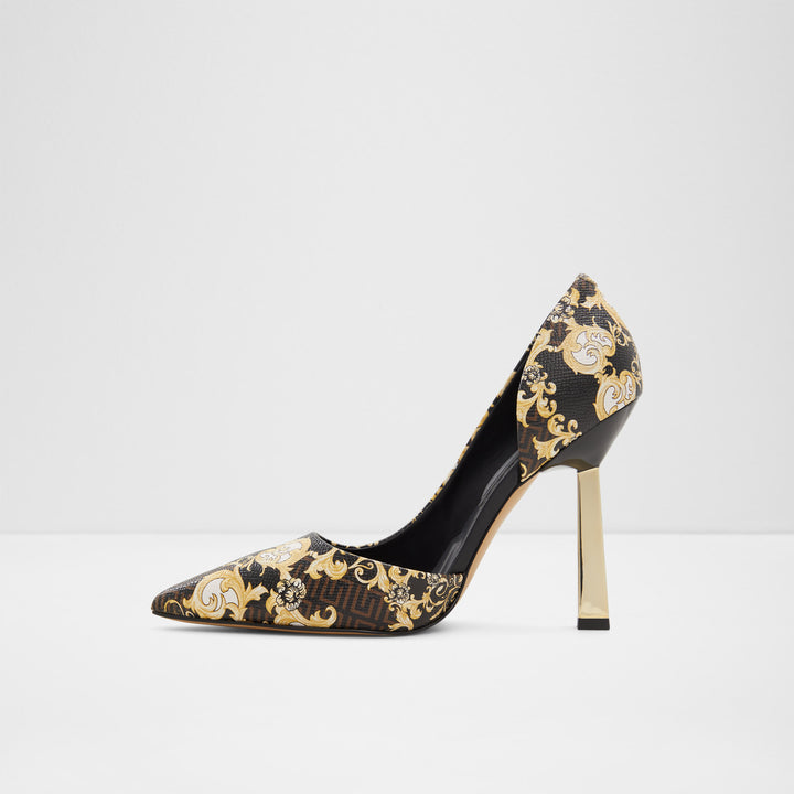 Sapatos em preto, salto fino - TRESORA