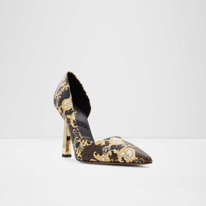 Sapatos em preto, salto fino - TRESORA