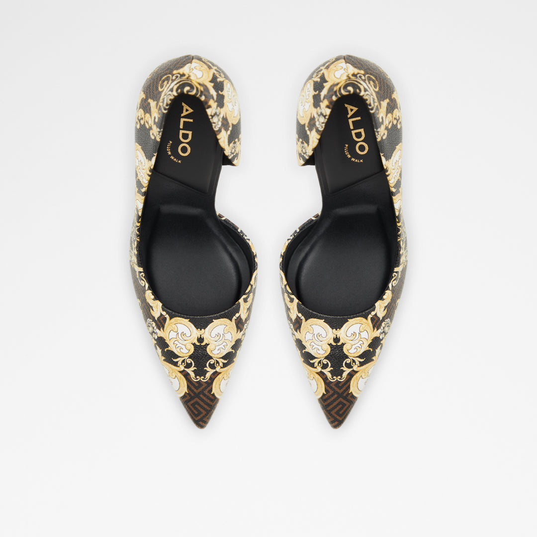 Sapatos em preto, salto fino - TRESORA