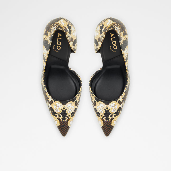 Sapatos em preto, salto fino - TRESORA