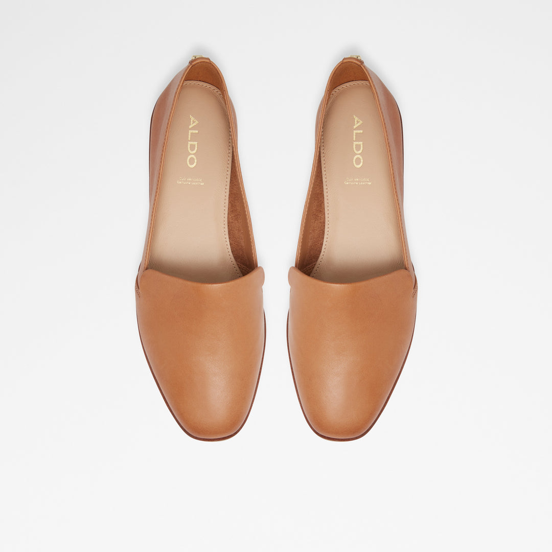 Sapatos rasos em pele cognac - VEADITH