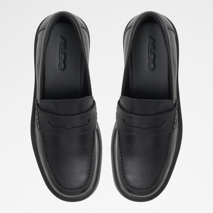 Mocassins rasos em pele preto - VERIMA