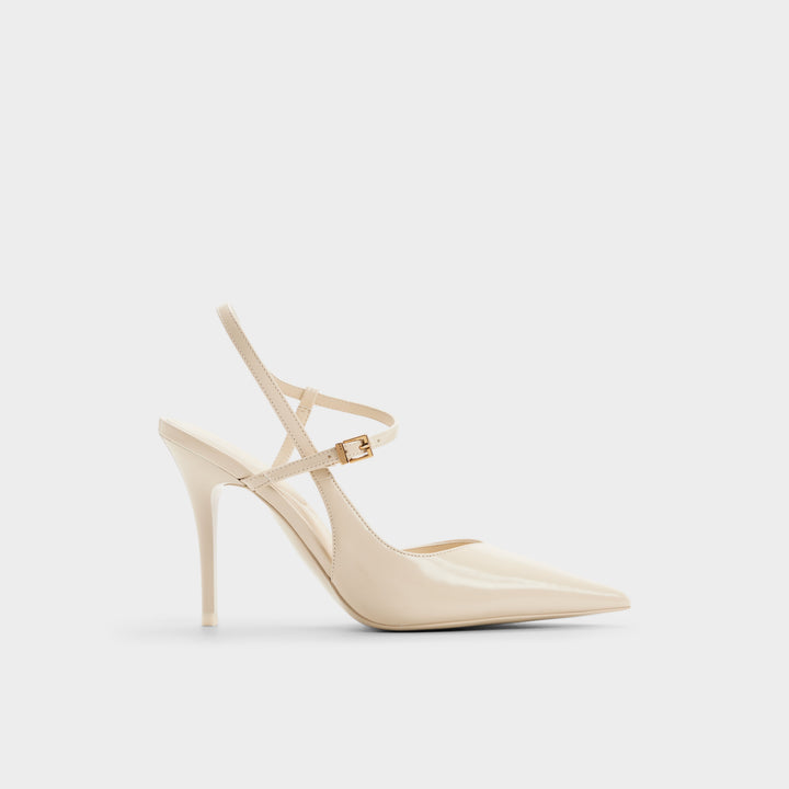 Sapatos em branco cru, salto fino - VIVENNE