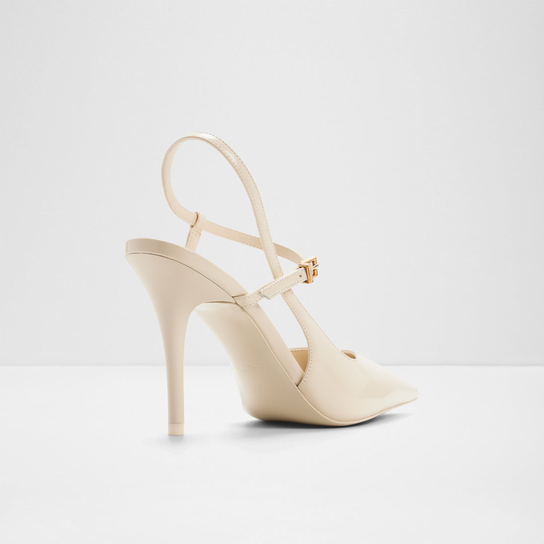 Sapatos em branco cru, salto fino - VIVENNE