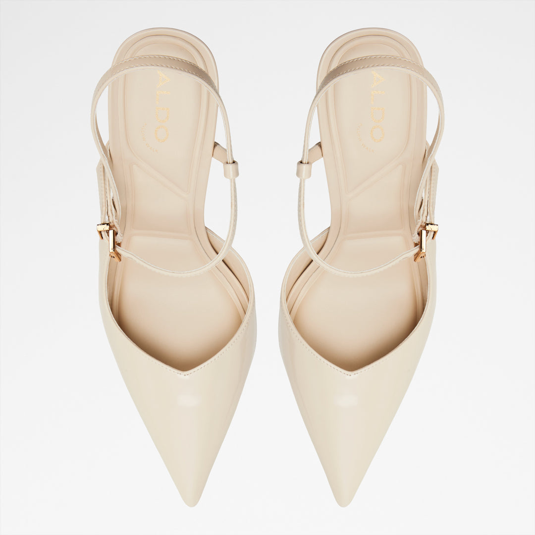 Sapatos em branco cru, salto fino - VIVENNE
