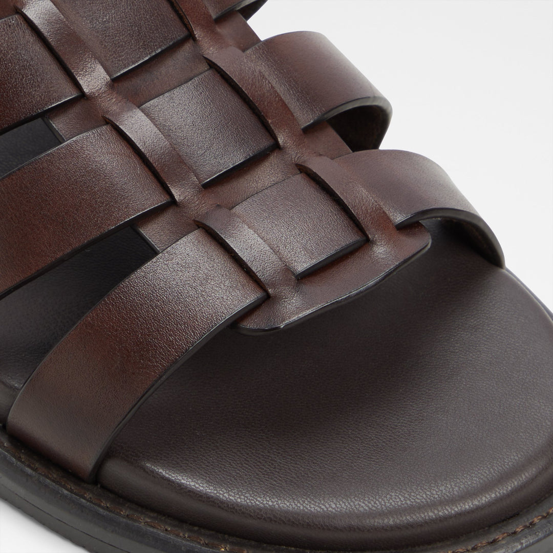 Sandálias em pele castanho - WARLEY