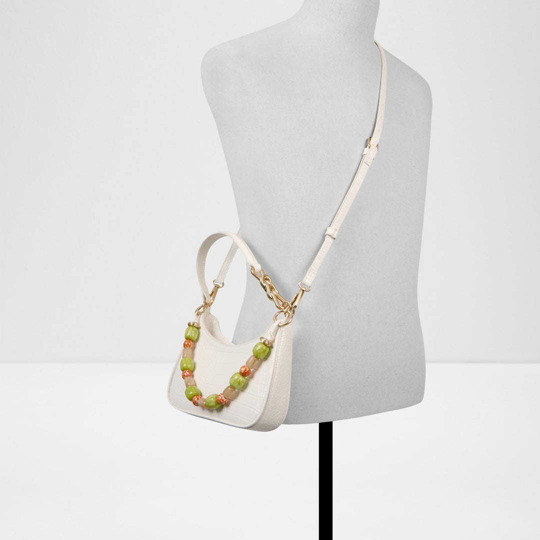 Mala de tiracolo em branco - WHITEGEM