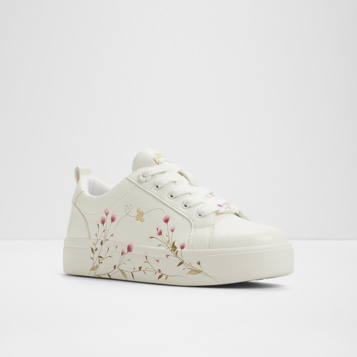 Sapatilhas rasas em branco - WILDFLOWERS