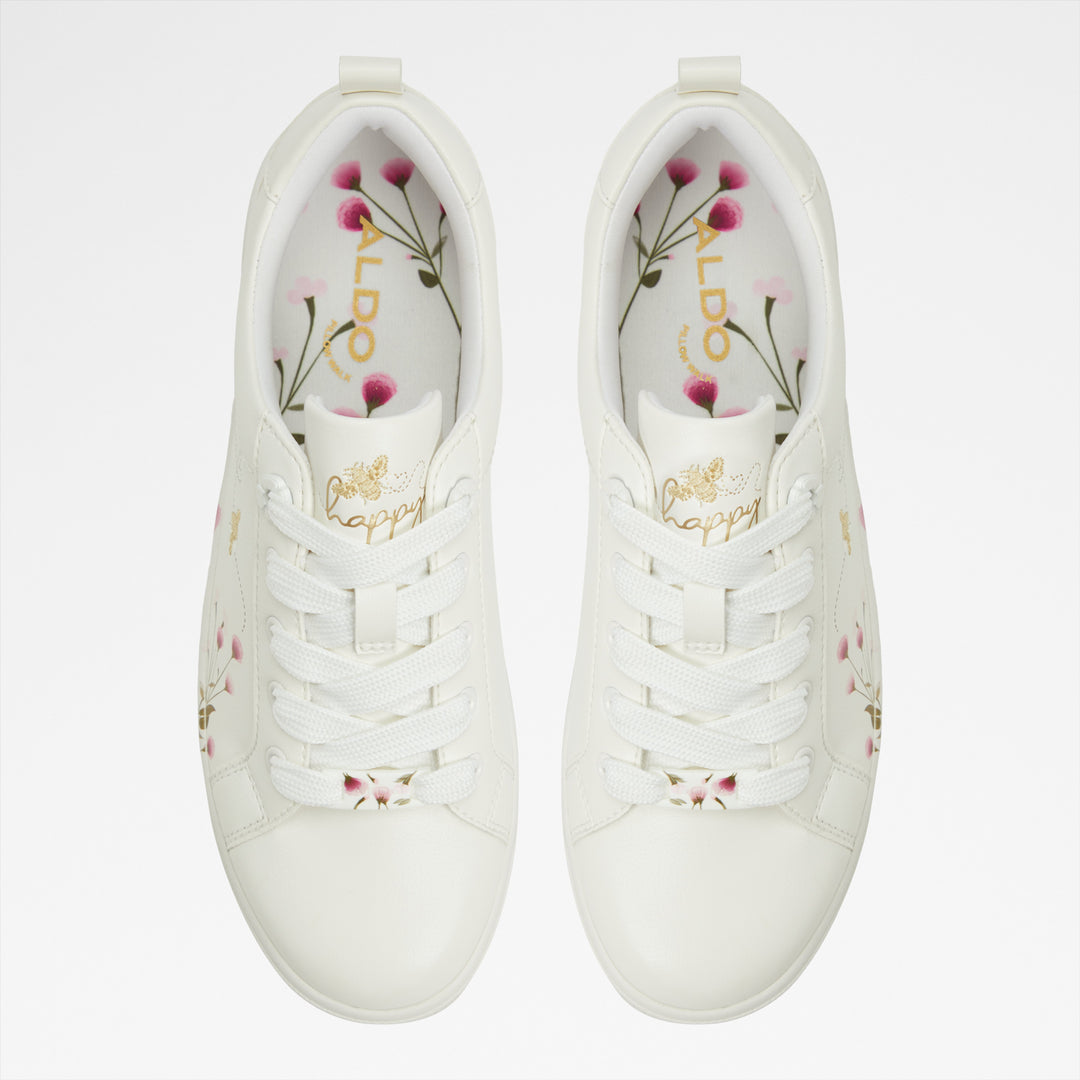 Sapatilhas rasas em branco - WILDFLOWERS