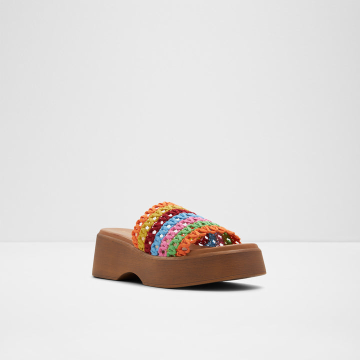 Sandálias de cunha multicor - YASSU