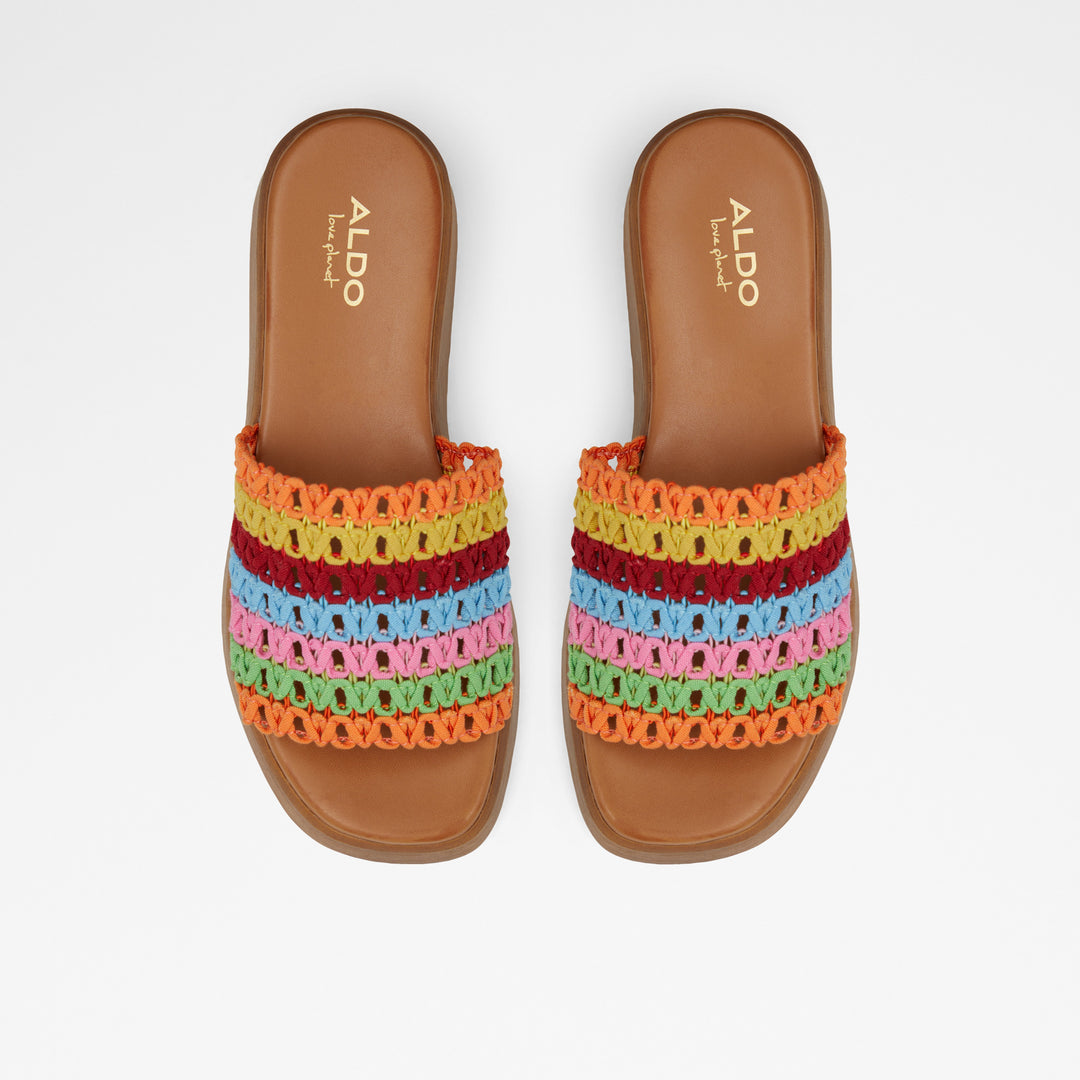 Sandálias de cunha multicor - YASSU
