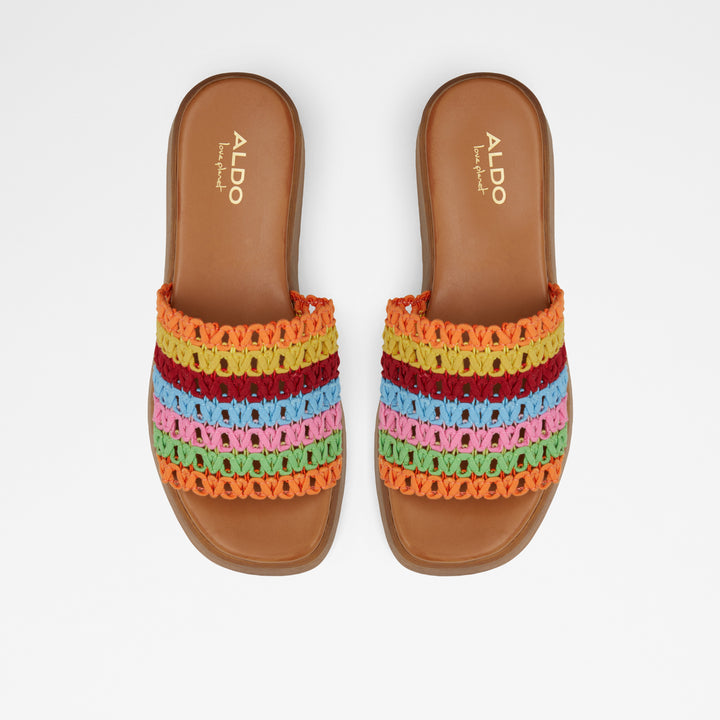 Sandálias de cunha multicor - YASSU