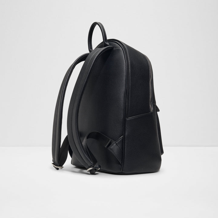 Mochila Homem ALDO Preta Minimalista em Pele Sintética com Fecho Duplo