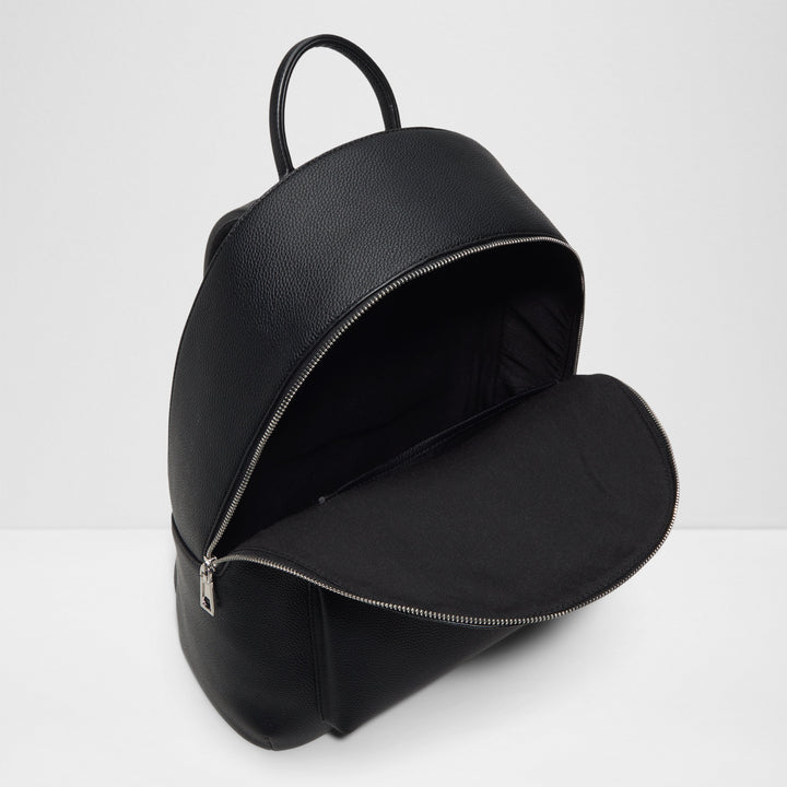 Mochila Homem ALDO Preta Minimalista em Pele Sintética com Fecho Duplo