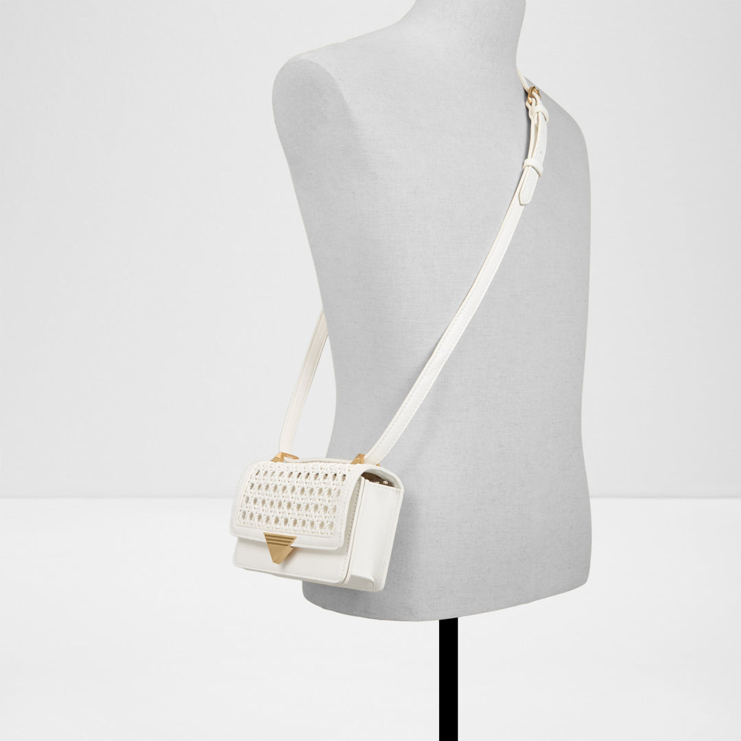 Mala de tiracolo em branco - ZENITHMINI
